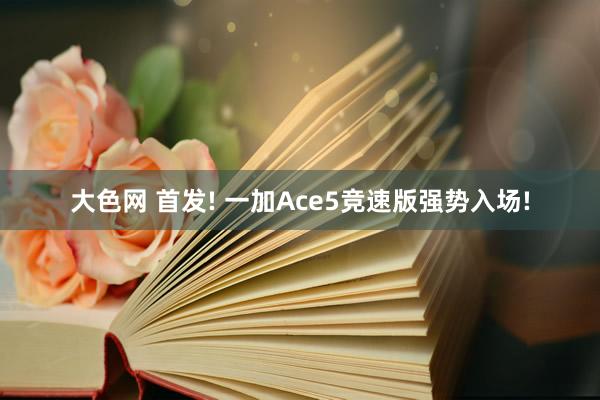 大色网 首发! 一加Ace5竞速版强势入场!